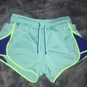 neon shorts